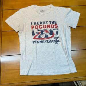 I Heart the Poconos PA Graphic Tee